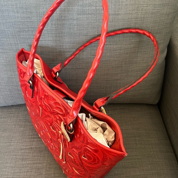 NWT PATRICIA NASH ADELINE TOTE HANDBAG TOOLED LEATHER - Picture 4 of 12